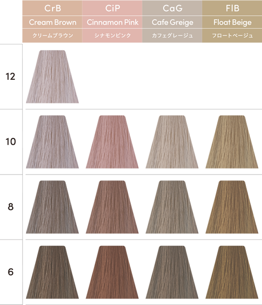 Toiroction Color Chart[New 2025 colors]
