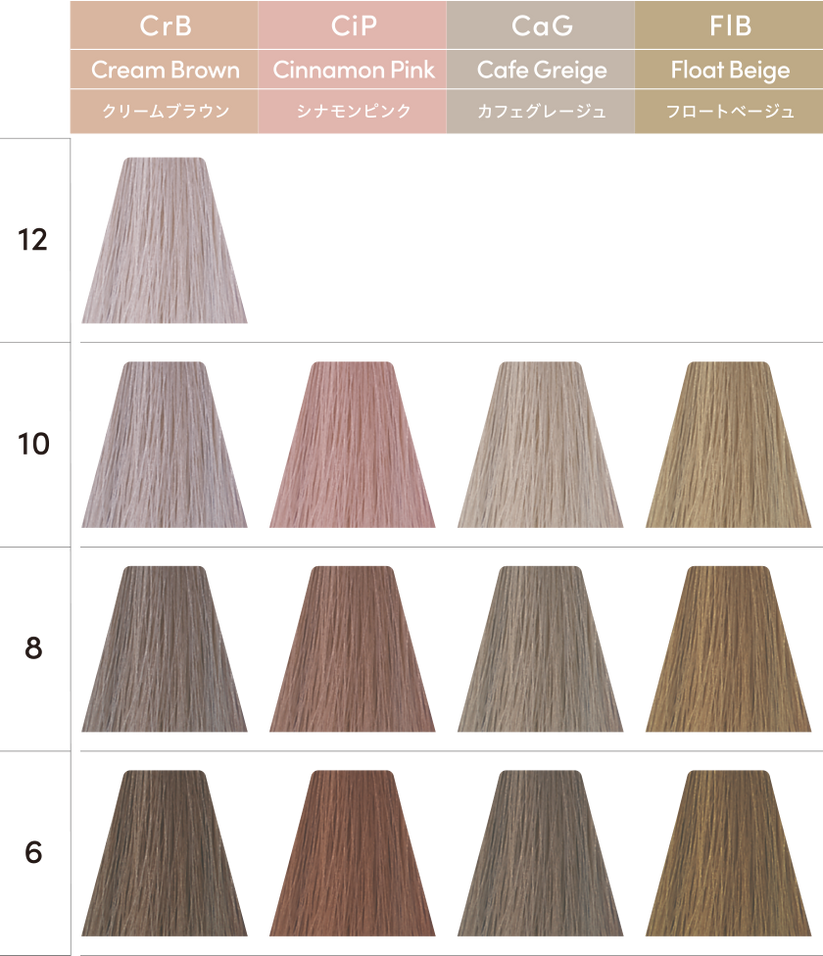 Toiroction Color Chart[New 2025 colors] – Shampoo Boy